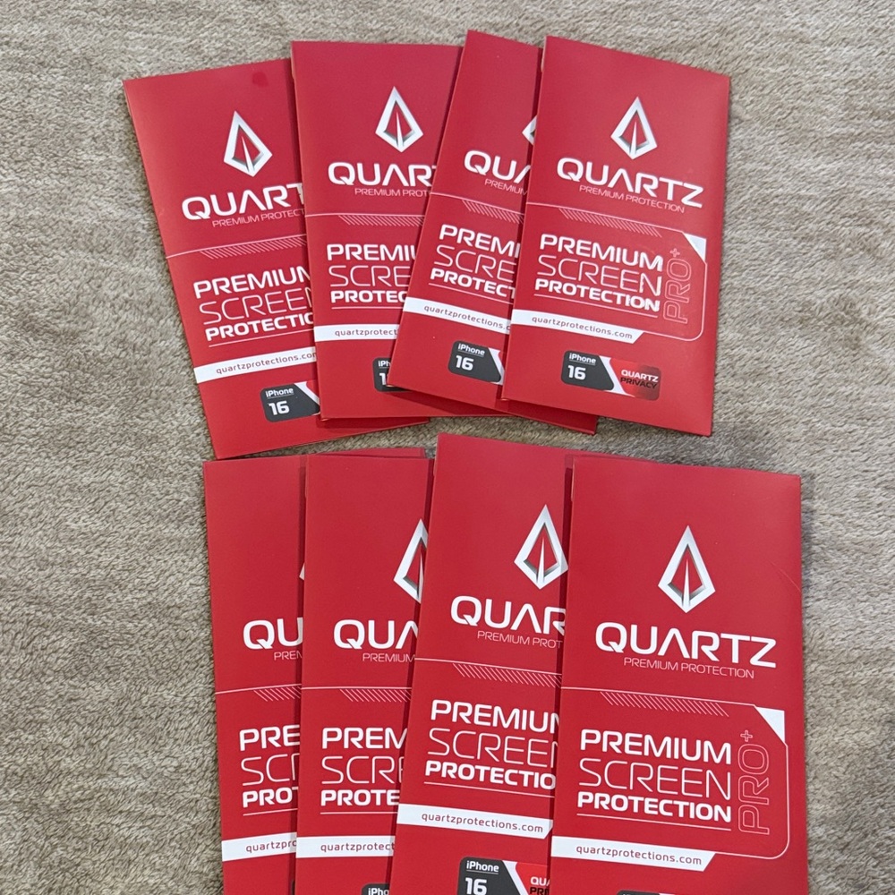 8 Quartz Premium IPhone 16 Screen Protection